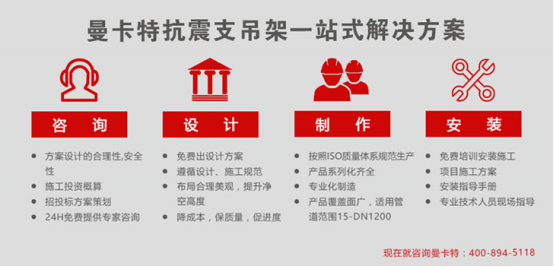 一站式解決您的抗震支架需求，就在曼卡特~