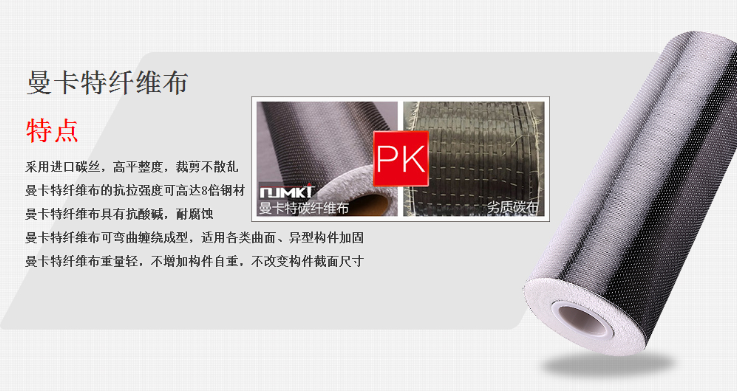 曼卡特碳纖維布，平整強度高！