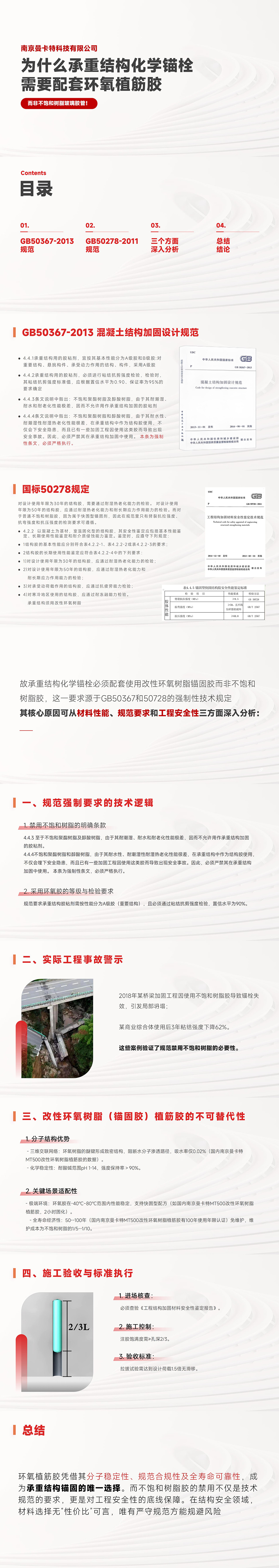 為什么承重結(jié)構(gòu)化學(xué)錨栓需要配套環(huán)氧植筋膠【南京曼卡特】